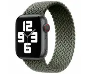 For Apple Watch Series Ultra SE 8 7 6 5 4 3 IWatch Band Nylon Strap 42MM/44MM/45MM - L - Olive 44#