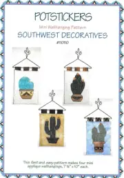 Mini Wallhanging Patterns by Southwest Decoratives, Four Mini Applique #110100