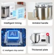 M6 Stand Flour-Mixer Commercial Auto Dough Kneading Machine 7L Cream Machine