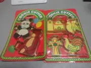 Vintage LONE TOY TREE COOKIE CUTTER PANDA BEAR &more - NOS Stainless Steel New