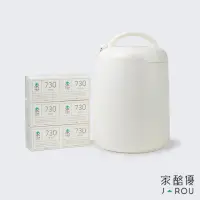 在飛比找momo購物網優惠-【jarou 家酪優】不插電優格機+730優格菌x6盒-共9