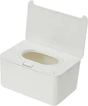 WESIEVYA Refillable Wipes Container Portable Wipes Dispenser Box for Home Office Kitchen Travel Compact Tissue Box Cover Lightweight Design Easy Access Clean Storage