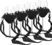 Pack Of 4 Wine Glass Holders For Hanging Wine Glass Holder For Hanging Cup Holder Festival Wine Glas