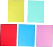 NUOBESTY 5pcs Translucent Gelatin Light Gels Light Filter Color Filters for Photography Lighting Gels Lighting Filter Kit Color Film for Lighting Transparency Color Film