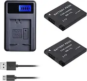 2X NB11LH NB-11L Battery for Canon Digital IXUS 285 HS + USB LCD Charger
