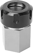 YDuupxe ER32 Collet Block Holder Chuck, High Strength Steel Collet for CNC Lathe Engraving Machine, Through Hole, Standing Upright (Hex Handle)