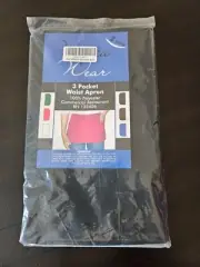 Utopia Wear 3-Pocket Waist Apron - Black, 2-Pack