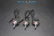 3 PCS ON OFF TOGGLE SWITCH PRE WIRED 2 AMP 250V 4 A 125V SPST ROCKER IBTSSS