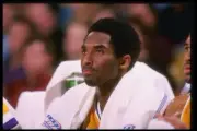 Guard Kobe Bryant Los Angeles Lakers looks on the San Antonio Spur- Old Photo