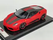 1/18 MG Models Ferrari F430 Rosso Novitec Matte Red Carbon #01/05 n BBR or MR