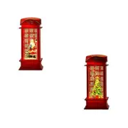 Christmas Snow Globe Lantern Lighted Snow Globes for Bedroom Cafes Indoor