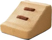 Qianly Dog Stairs Ramp Versatile Portable Durable Stable Removable Cover Anti Slip Dog Ladder, Khaki 2 Step