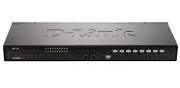 D-LINK KVM-140 Rack Mount KVM Switch Digital 8 Port Mouse Keyboard VGA PS/2