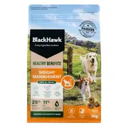 Black Hawk Healthy Benefits Weight Management Dry Dog Food 10kg