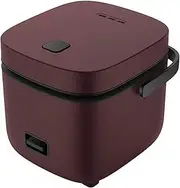 1.2 Litre Rice Cooker with Steamer, Non-Stick Cooking, high Temperature Protection, one-Touch Operation, Perfect for one or Two People to Cook Rice, Meat, Pasta or Soup (dural Brown)