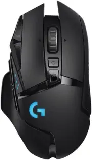 Logitech G502 Lightspeed Wireless Gaming Mouse with Hero 25K Sensor, Powerpla...