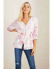 Emerge Button Down Top