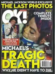 MICHAEL JACKSON THE LAST PHOTOS OK! WEEKLY MAGAZINE 2009
