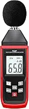 zolyet TA8151 Digital Sound Level Meter SLM Household Noise Tester Professional High-Precision Noise Tester Handheld Sound Detector Decibel 30-130dB Acoustic Measurement Instrument Red