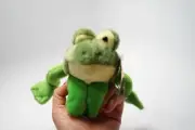 Frog Finger Puppet Plush Vintage 1995 Mary Meyer Tippy Toes 6 inch Cute Kid Toy