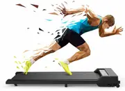 Advwin Walking Pad Under Desk Treadmill Low Noise, Black