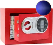 Samyersafe Safe Box with Sensor Light , Security Small Safe with Electronic Digi