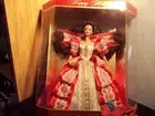 1997 DARK HAIR HOLIDAY BARBIE IN ORGINAL BOX M16 #1598