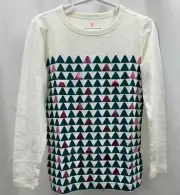 Girl's J Crew Crew Cuts T Shirt 4 -5 Foil Trees