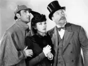 Ida Lupino, Basil Rathbone, The Adventures of Sherlock Holmes 1939 OLD PHOTO