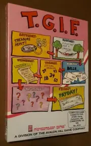 SEALED T.G.I.F. by Avalon Hill Micro-Computer Games for Atari 800,Commodore 64