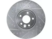 Front Left Brake Rotor For 17-20 Jaguar XE XF Prestige S Checkered Flag SF95N5 (for: Jaguar)