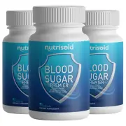 Blood Sugar Premier Promote Healthy Blood Glucose 3 Bottles 180 Capsules