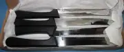 a Box of 24 Tramontina #515 Steak Knives ~ 4 3/4" Rounded Tips, Plastic Handles