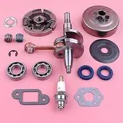 SUOKA Crankshaft Crank Shaft Clutch Drum Assembly for Stihl MS180 018 MS 180 Bearing Oil Seal Washer Gasket Chainsaw Spare Part