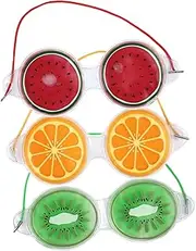 Fruit Eye Mask for Sleeping Cooling under Eye Pads Mask for Women Gentle Light Blocking