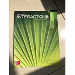 INTERACTIONS ACCESS LISTENING/SPEAKING 附光碟 （二手）些許畫記