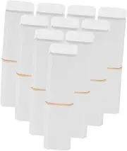 Healvian 10pcs DIY Lip Gloss Tubes Pearlescent Containers Reusable Empty Bottles for Custom Lip Gloss Creations
