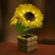 Sunflower LED Lamp Rechargeable Night Light for Home Valentine's Day Bedroom