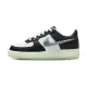 【NIKE 耐吉】Air Force 1 GS 女鞋 大童 螢光熊貓色 果凍底 AF1 低筒 運動 休閒鞋 FZ5529-103