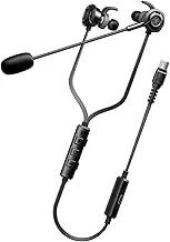 XIAHIOPT Ergonomic in Ear Gaming Headsets Headphone with USB C Cable and Double Sound Chambers Enhances Auditory Earphone
