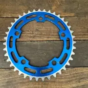 Suntour Old School BMX Chainring 39 Tooth NOS Blue 110 BCD 39t Ring Klunker