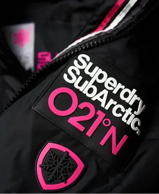 跩狗嚴選 防水 羽絨衣 極度乾燥 Superdry Canadian 女款 n3b 零下防寒保暖 科技布料 羽絨 大衣 雪衣 滑雪 派克 長版 外套 風衣 全黑 黑桃紅