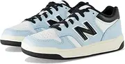 [New Balance] Kids' 480 V1 Lace-Up Sneaker, Bright Sky/White, 11.5 Little Kid