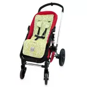 Ritzy Liner by Itzy Ritzy Reversible Stroller Liner in Avocado Damask