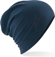 [Beechfield] Unisex Hemsedal Cotton Slouch Beanie (UK Size: One size) (French Navy)