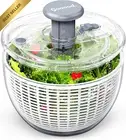 Gooood Salad Spinner 6 Litres Large Colander One-Handed Transparent