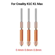0.4/0.6/0.8mm K1C Nozzle Quick-Swap Nozzles for Ender-3 V3 K1C K1 Max 3D Printer