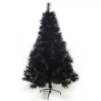在飛比找momo購物網優惠-【摩達客】耶誕-4尺/4呎-120cm台灣製時尚豪華版黑色聖