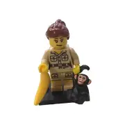 LEGO Series 5 (8805) - Zoo Keeper with Monkey & Banana - RARE RETIRED NEW