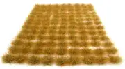 10mm Dead vegetation tufts x117 Self adhesive static grass wargames foliage
